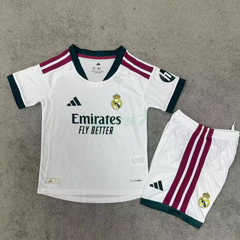 Camiseta Real Madrid Home 2026/2027 Blanco Niño Kit (EDICIÓN JUGADOR)