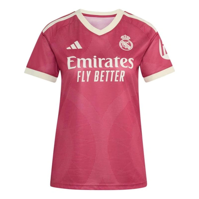 Camiseta Real Madrid Third 2026/2027 Rosa Mujer con Parche HP