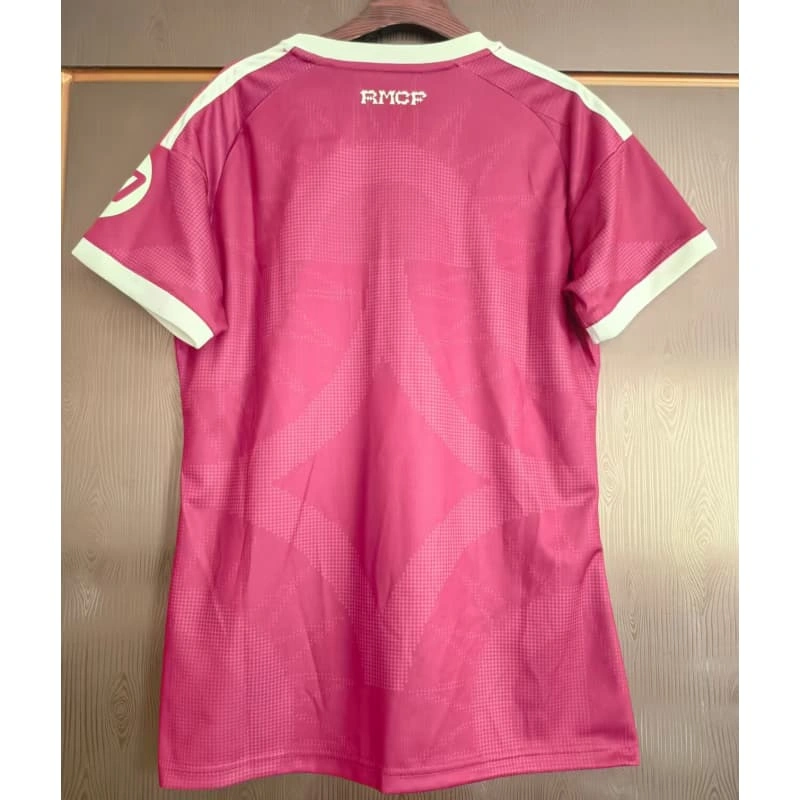 Camiseta Real Madrid Third 2026/2027 Rosa Mujer con Parche HP