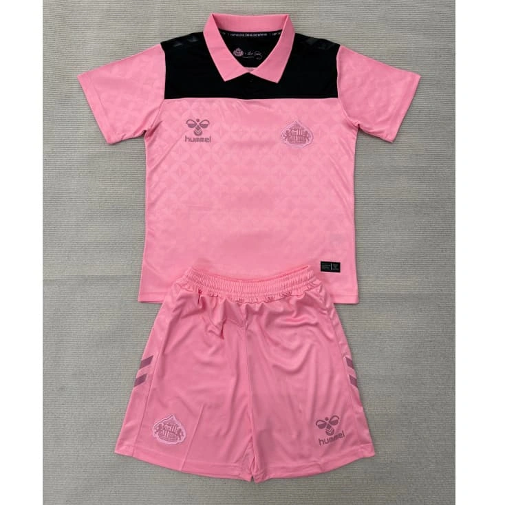 Camiseta Sunderland AFC Away 2026/2027 Rosa/Negro Niño Kit