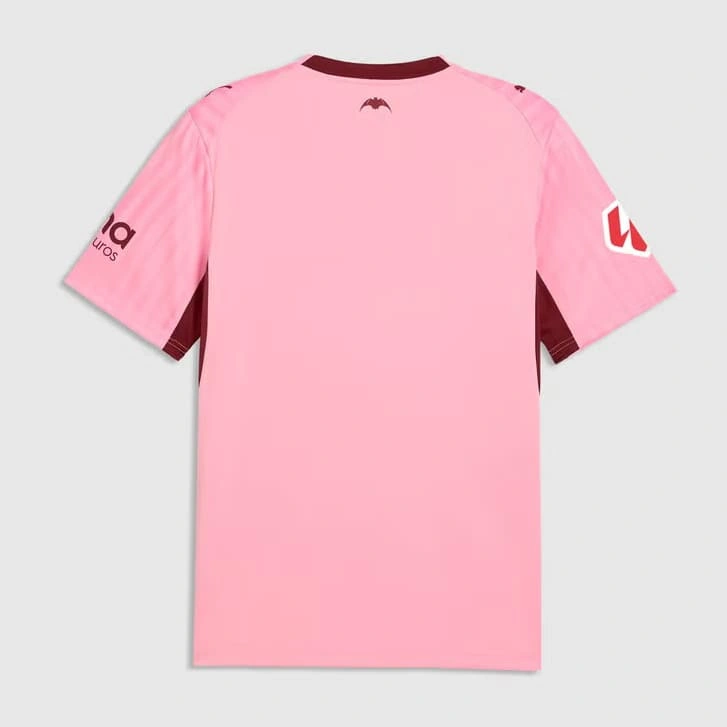 Camiseta Valencia Third 2026/2027 Rosa con Parche La Liga