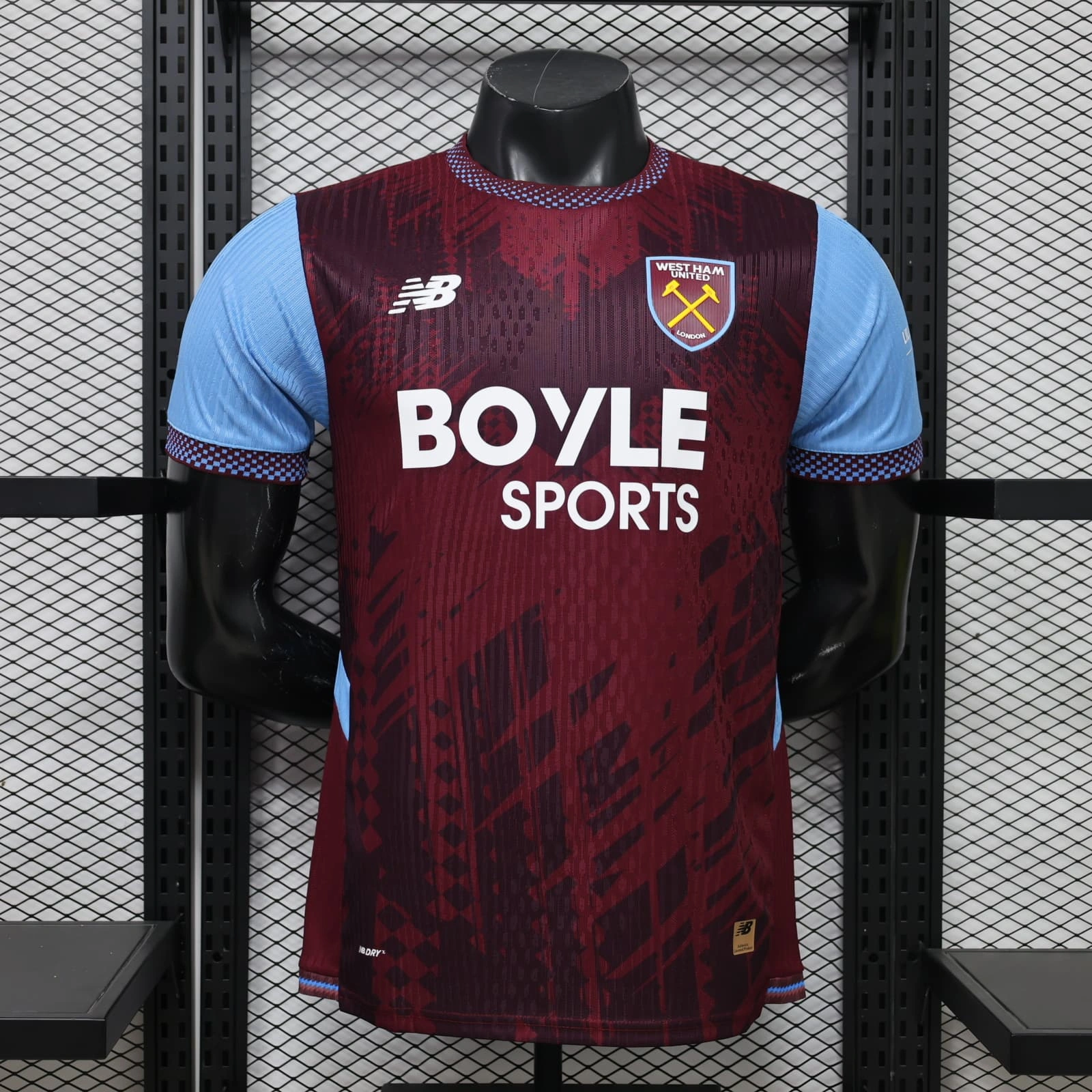 Camiseta West Ham United Home 2026/2027 Rojo Oscuro (EDICIÓN JUGADOR)