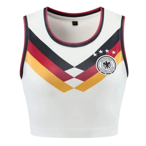 Top Corto Alemania Home Mundial 2026 Mujer