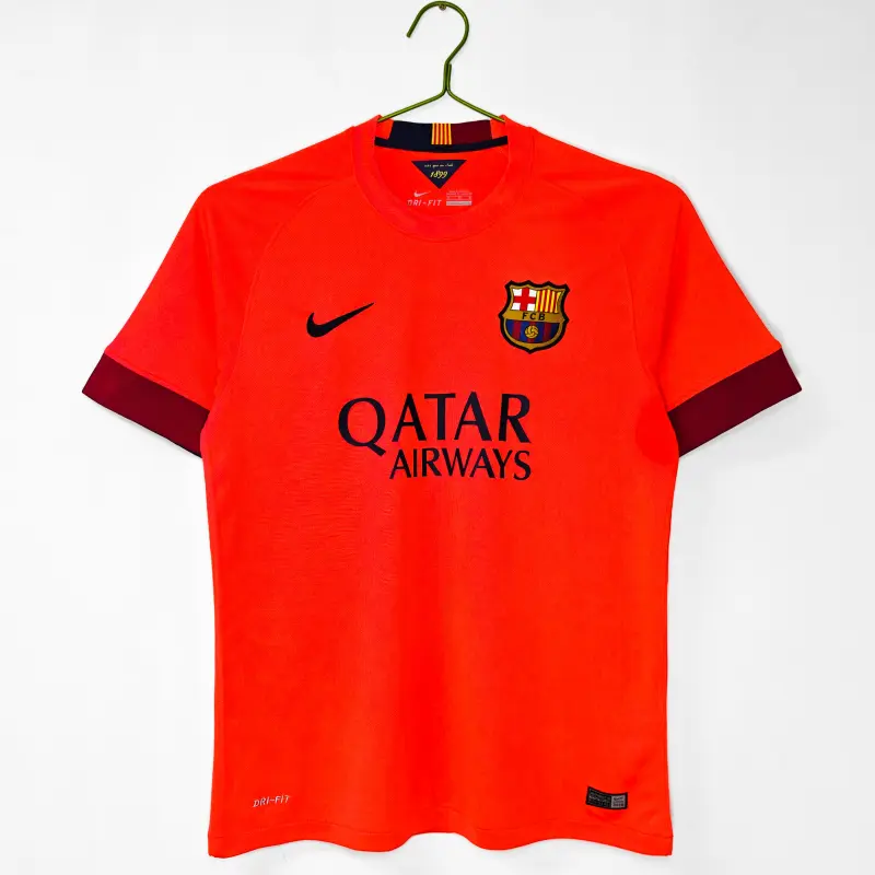 Camiseta Barcelona Away Retro 2014/15 Naranja