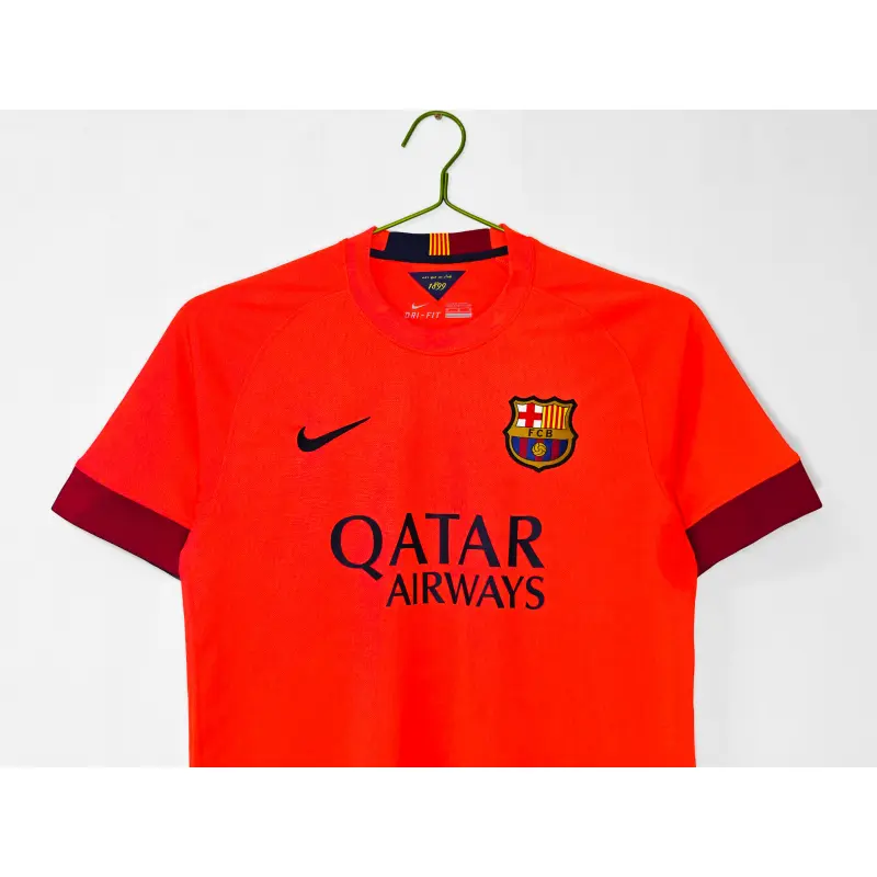 Camiseta Barcelona Away Retro 2014/15 Naranja