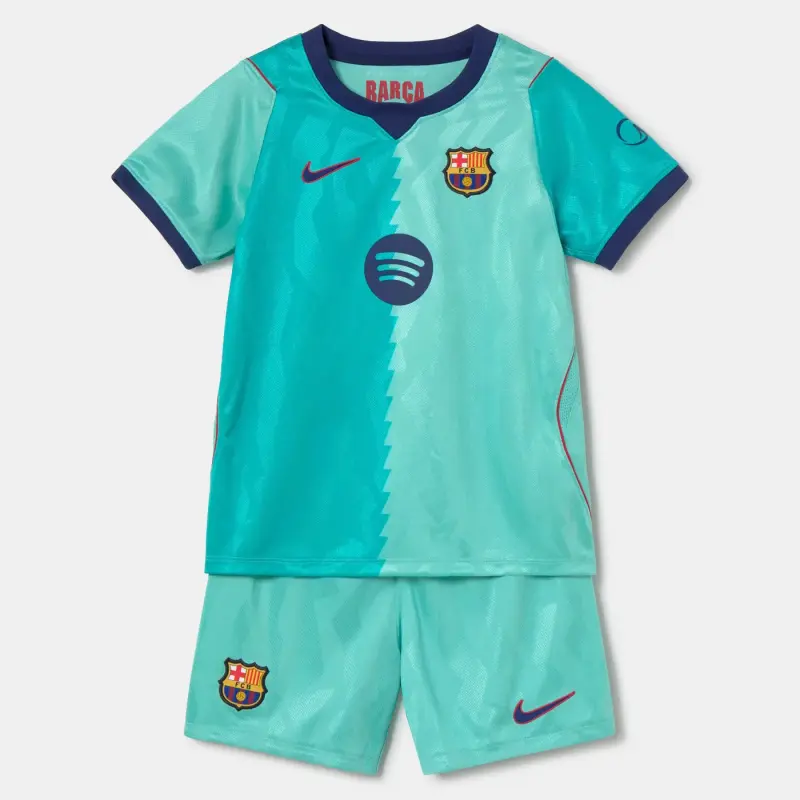 Camiseta Barcelona Third 2026/2027 Verde Niño Kit