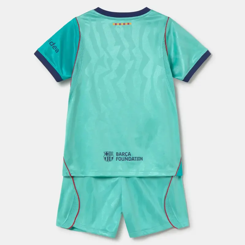 Camiseta Barcelona Third 2026/2027 Verde Niño Kit