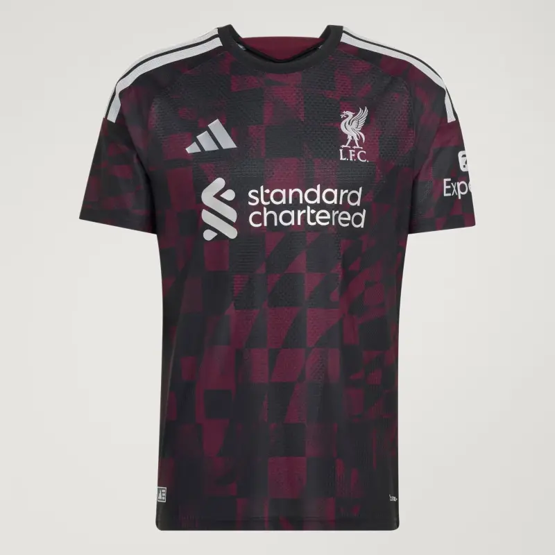 Camiseta Liverpool Third 2026/2027 Negro/Rojo Oscuro