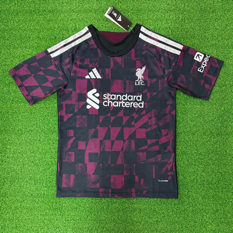 Camiseta Liverpool Third 2026/2027 Negro/Rojo Oscuro