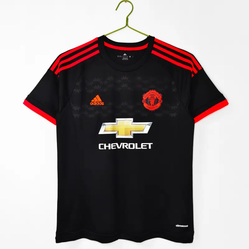 Camiseta Manchester United Third Retro 2015/16 Negro