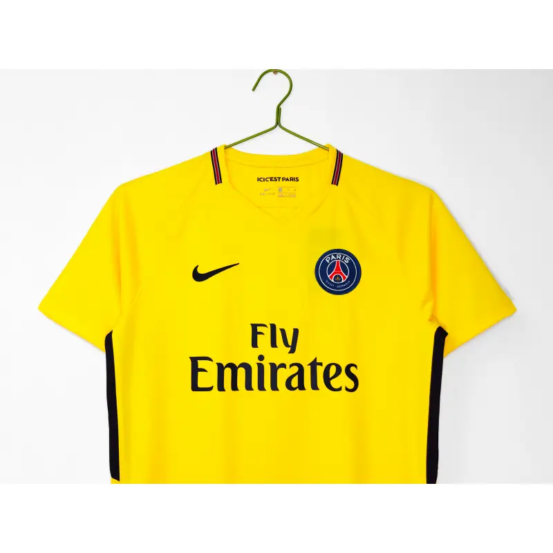 Camiseta PSG Away Retro 2017/18 Amarillo