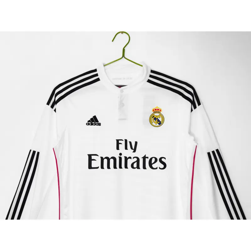 Camiseta Real Madrid Home Retro 2014/15 ML Blanco