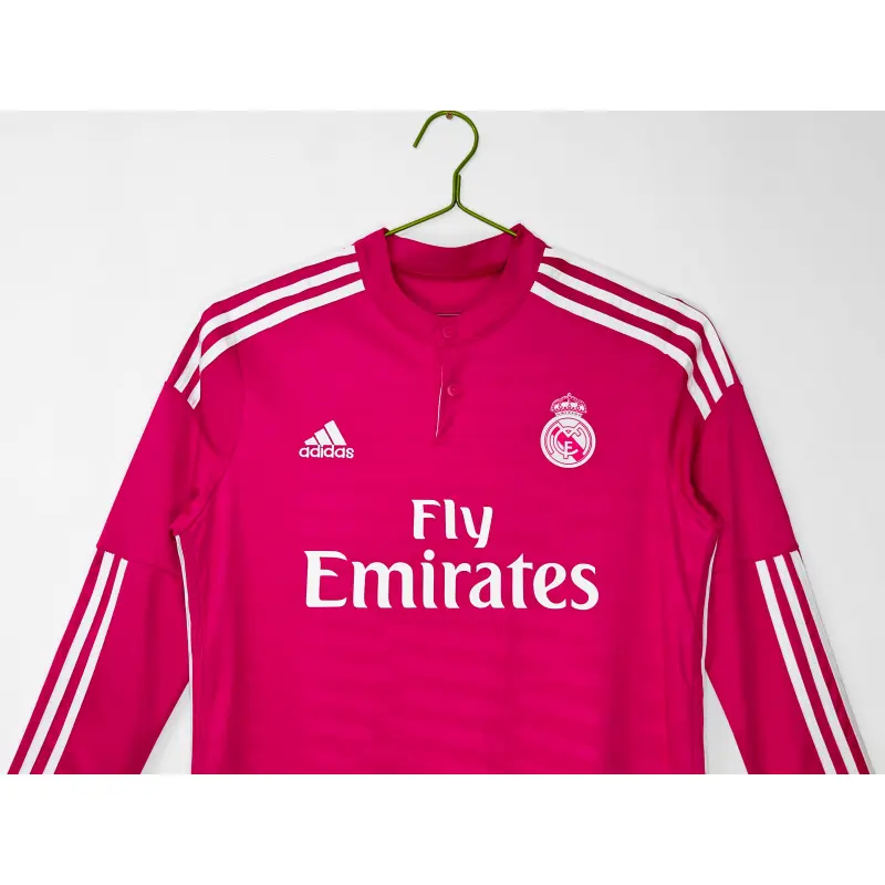 Camiseta Real Madrid Away Retro 2014/15 ML Rosa