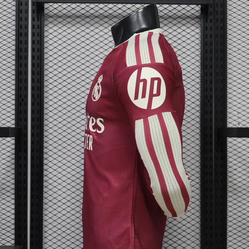 Camiseta Real Madrid Third 2026/2027 ML Rosa con Parche HP (EDICIÓN JUGADOR)