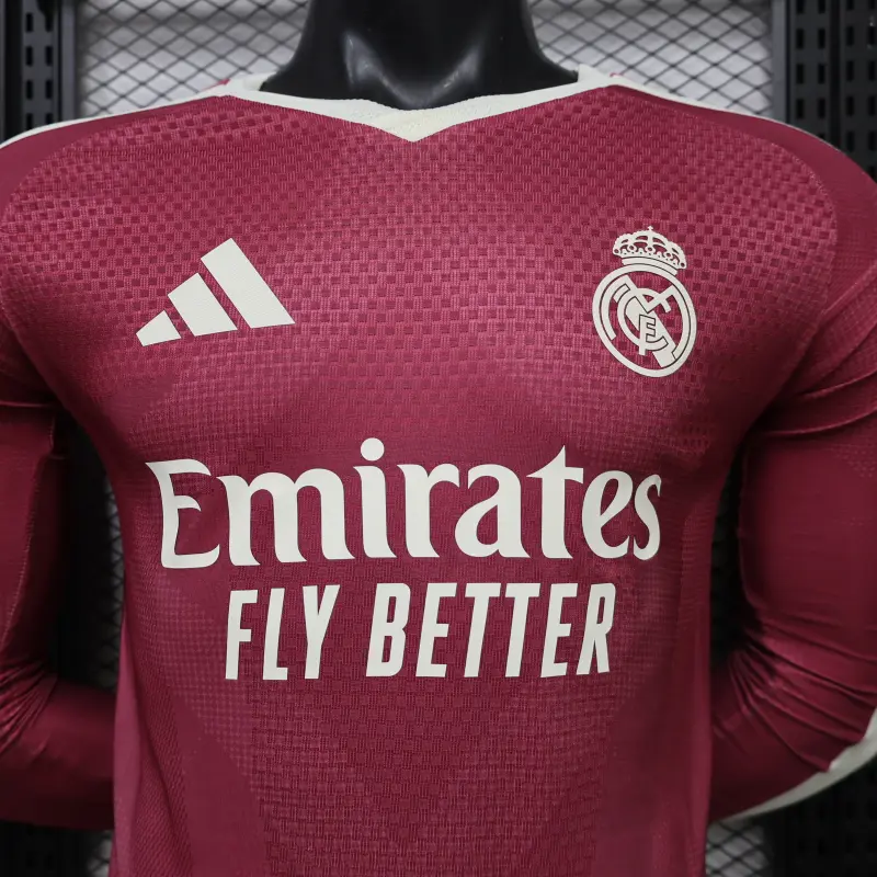 Camiseta Real Madrid Third 2026/2027 ML Rosa con Parche HP (EDICIÓN JUGADOR)