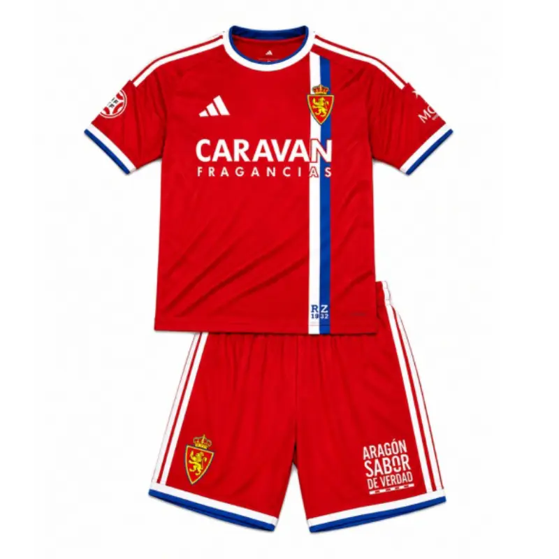 Camiseta Real Zaragoza Away 2026/2027 Rojo Niño Kit