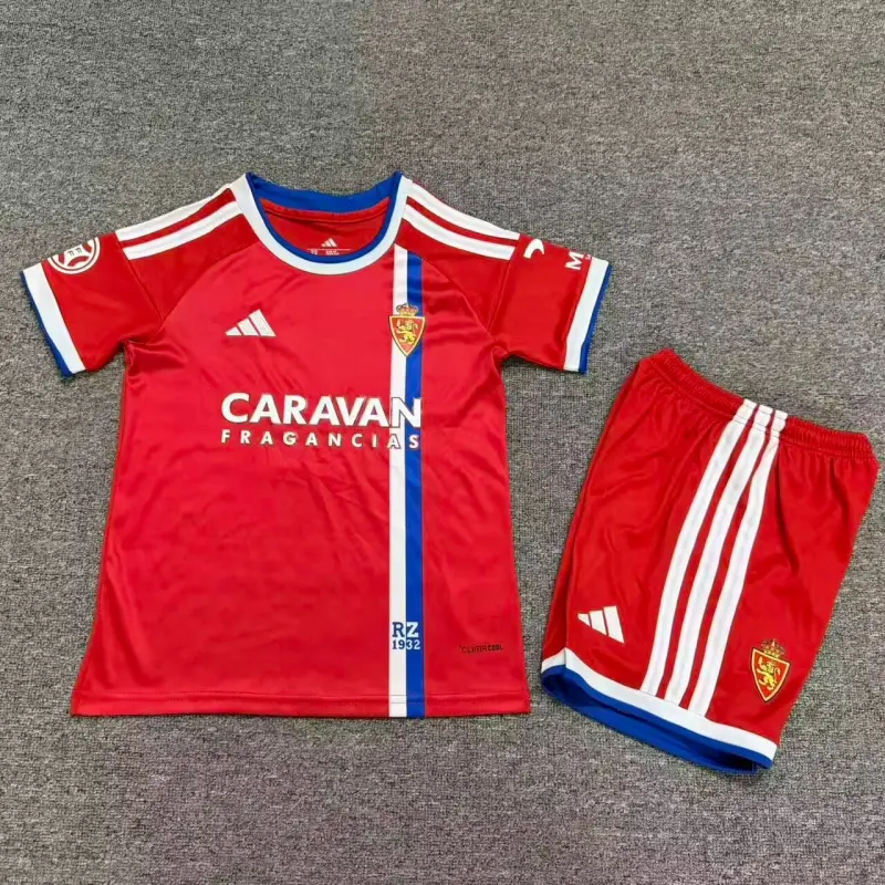 Camiseta Real Zaragoza Away 2026/2027 Rojo Niño Kit