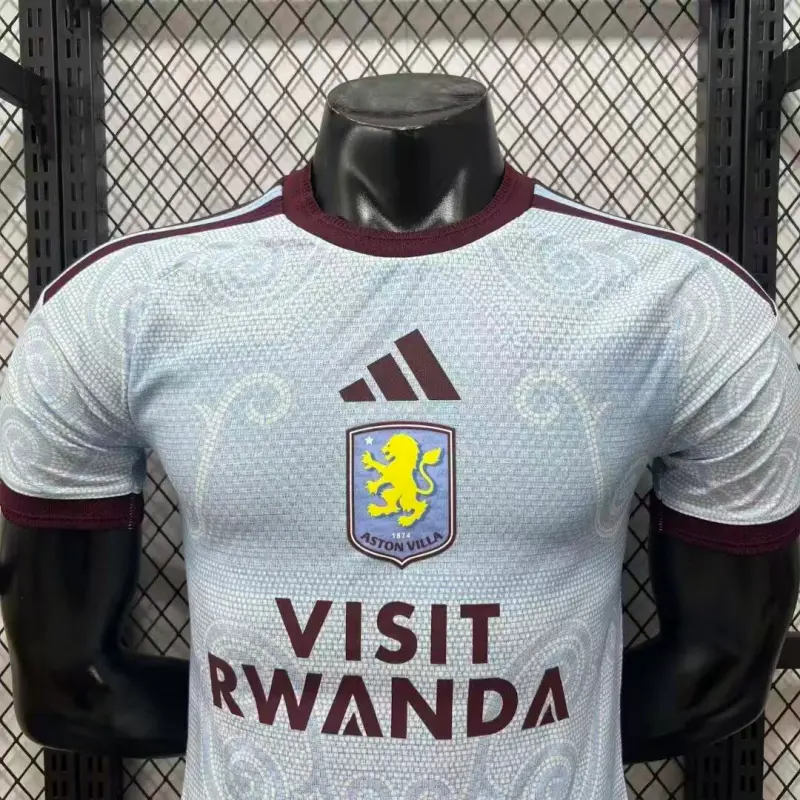 Camiseta Aston Villa Third 2026/2027 Azul Cielo con Patrocinador (EDICIÓN JUGADOR)