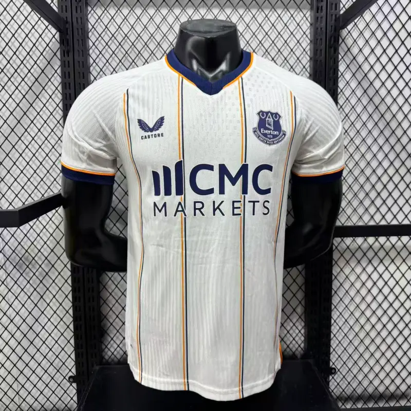 Camiseta Everton FC Away 2026/2027 Blanco (EDICIÓN JUGADOR)
