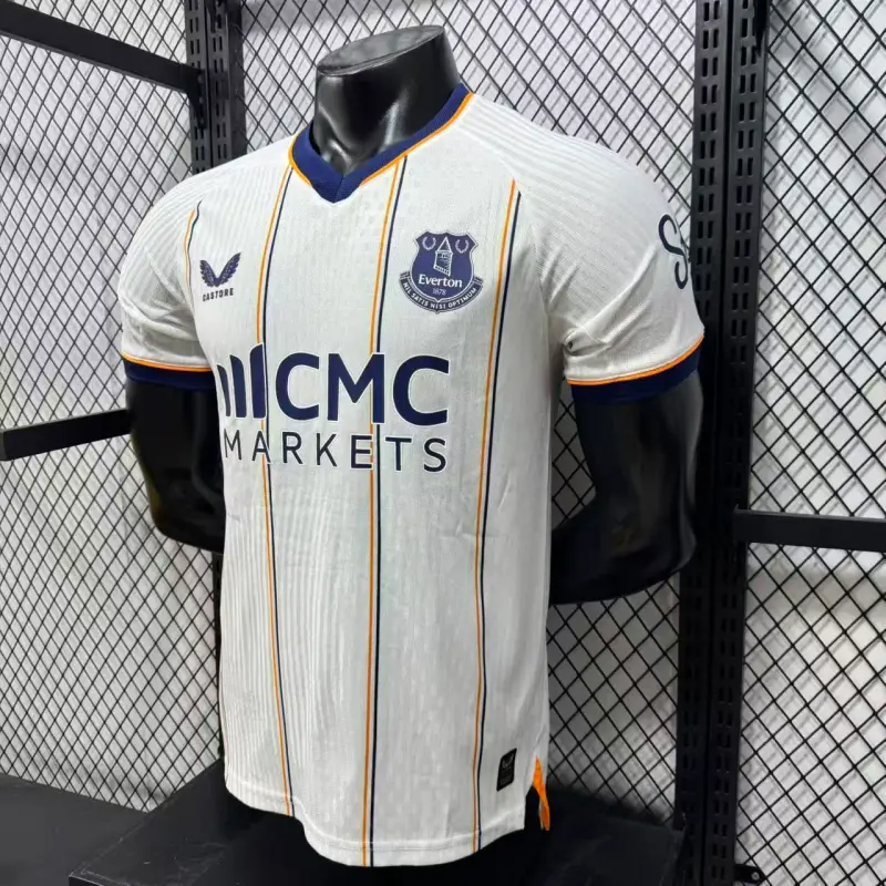 Camiseta Everton FC Away 2026/2027 Blanco (EDICIÓN JUGADOR)