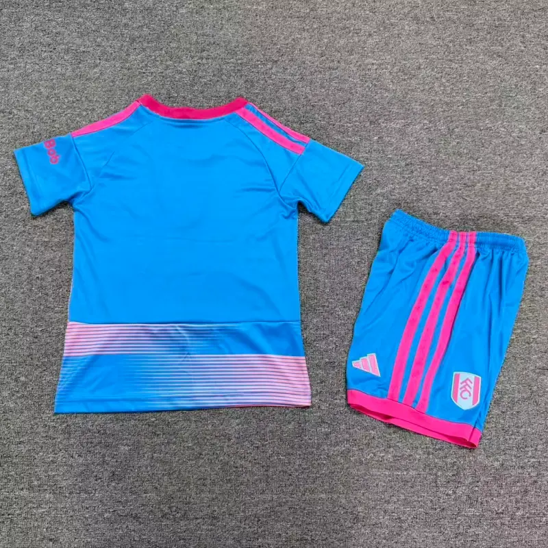 Camiseta Fulham F.C Third 2026/2027 Azul/Rosa Niño Kit
