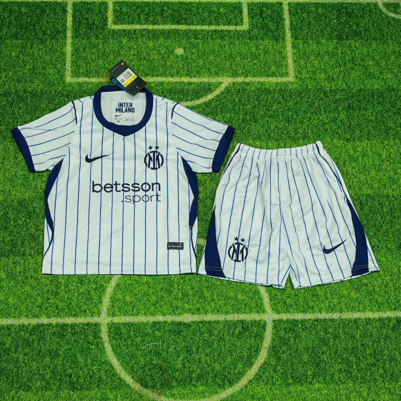 Camiseta Inter de Milan Away 2026/2027 Blanco Niño Kit