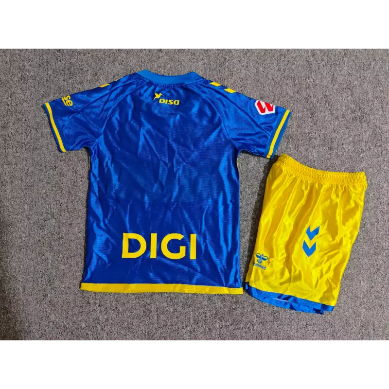 Camiseta Las Palmas Away 2026/2027 Azul Niño Kit con Parche La Liga