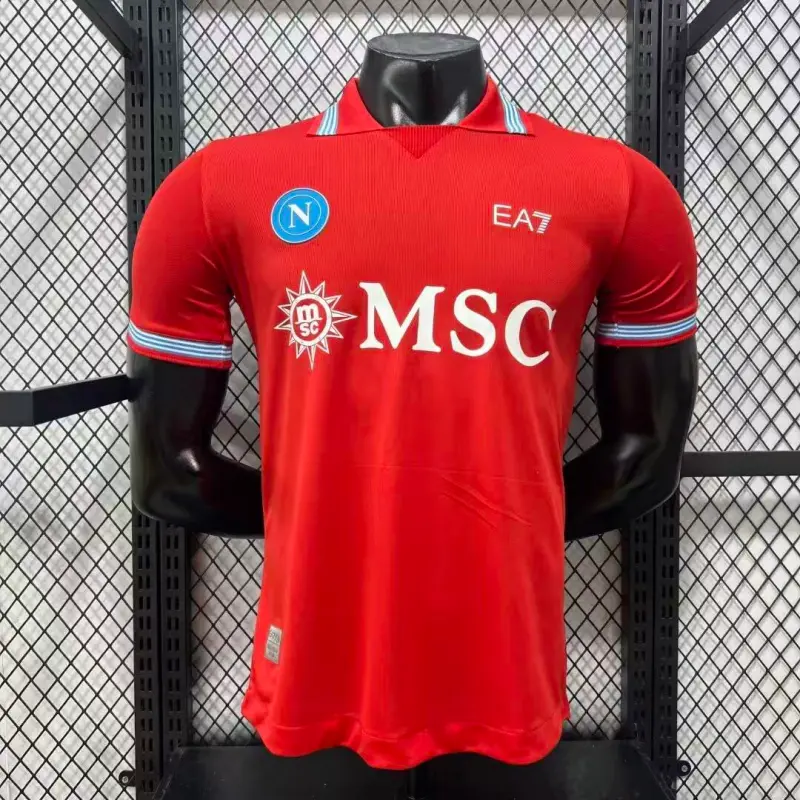 Camiseta Napoli Third 2026/2027 Rojo (EDICIÓN JUGADOR)