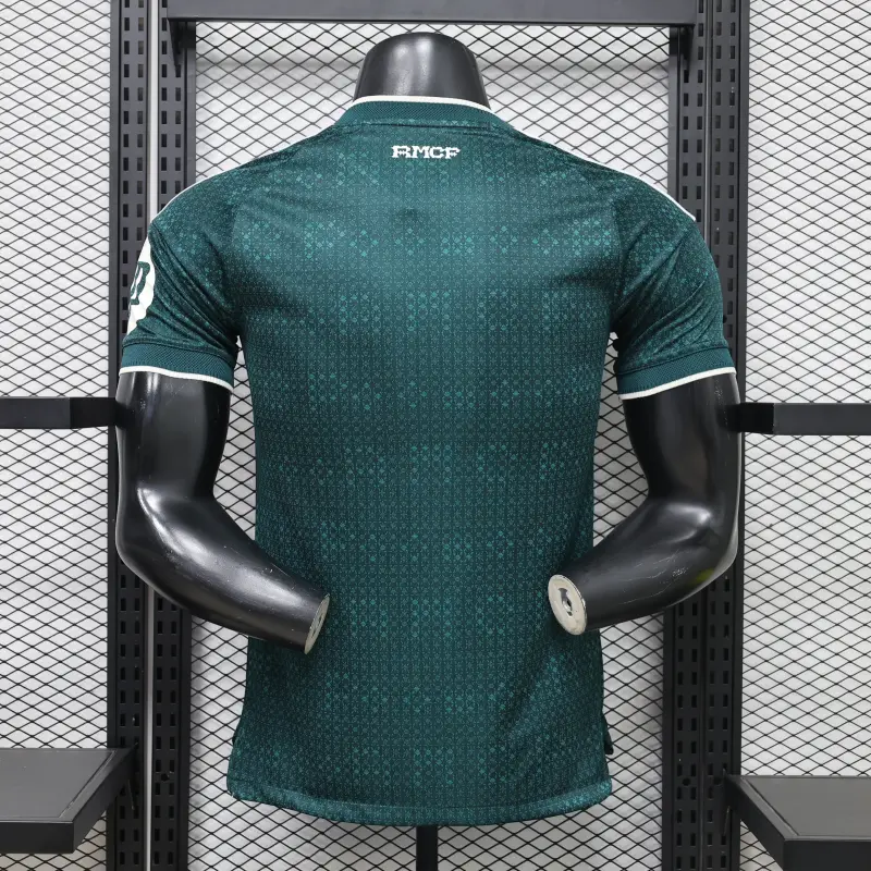 Camiseta Real Madrid Away Equipación 2026/2027 Verde Oscuro con Parche HP (EDICIÓN JUGADOR)