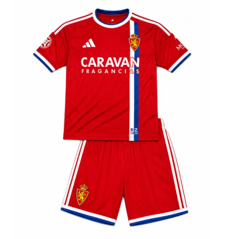 Camiseta Real Zaragoza Away 2026/2027 Rojo Niño Kit
