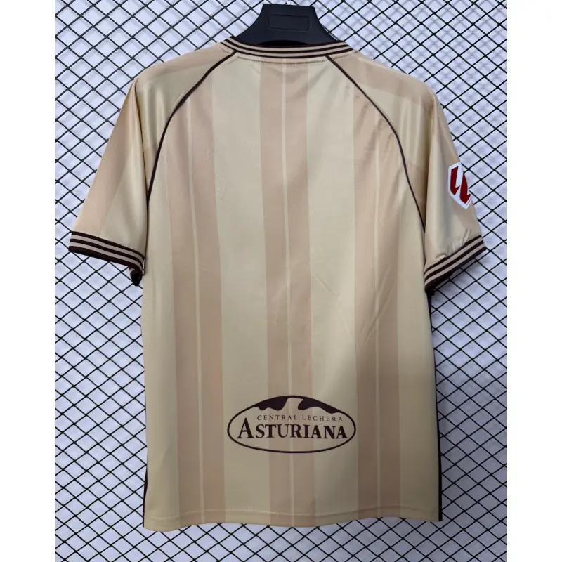 Camiseta Sporting de Gijón Third 2026/2027 Marrón con Parche La Liga