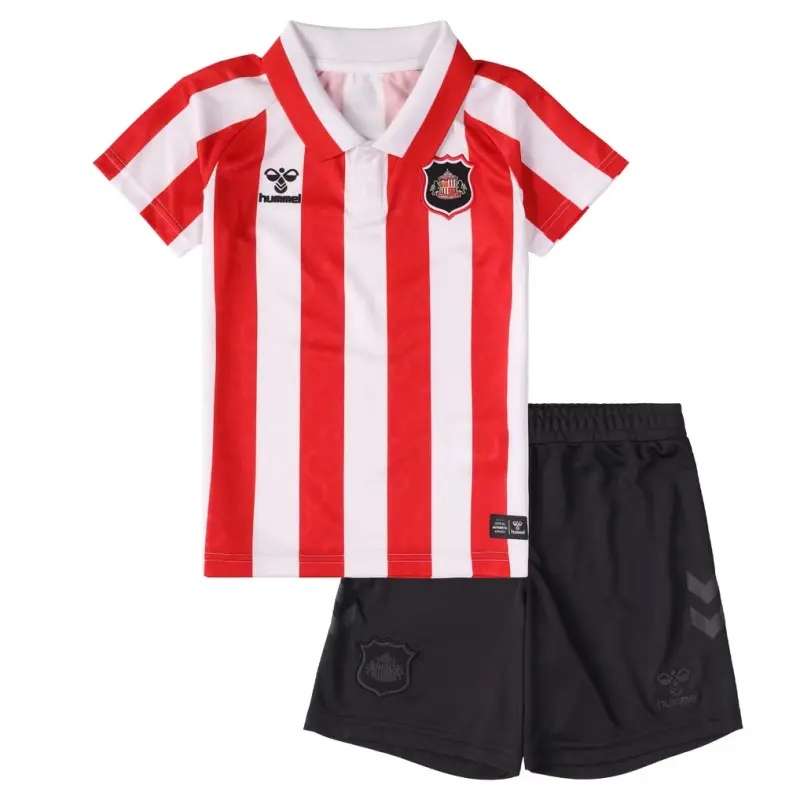 Camiseta Sunderland AFC Home 2026/2027 Rojo/Blanco Niño Kit