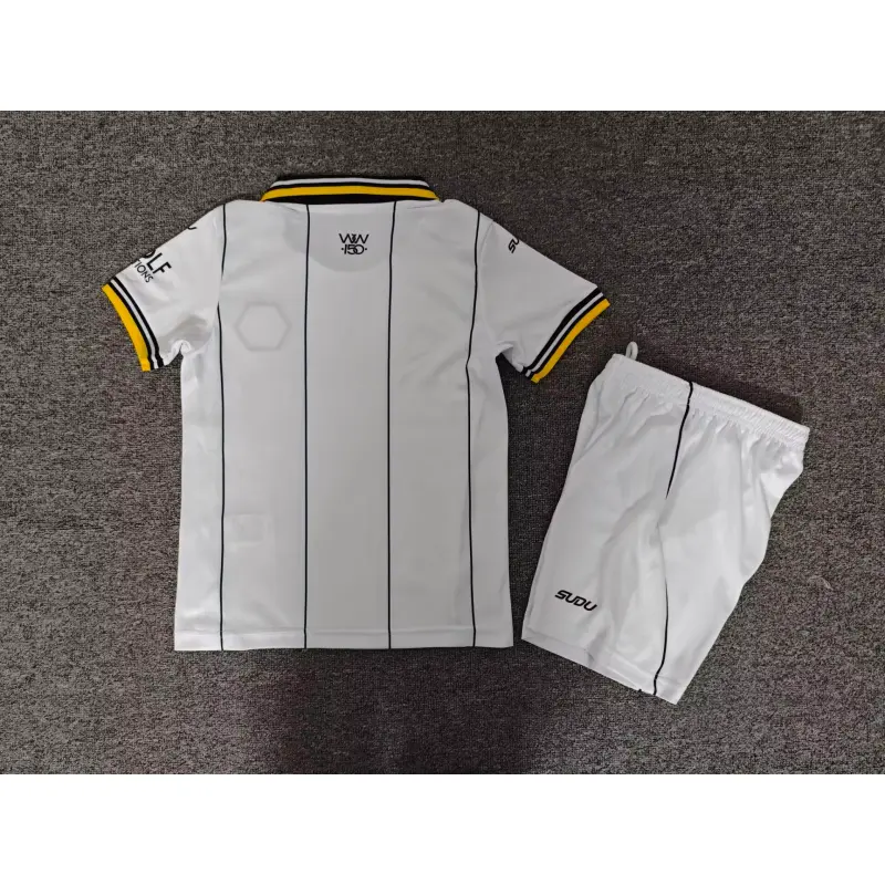 Camiseta Wolverhampton Wanderers Away 2026/2027 Blanco Niño Kit