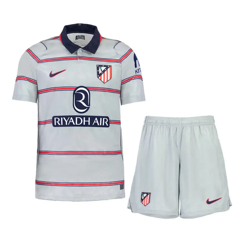 Camiseta Atlético de Madrid Third 2026/2027 Gris Niño Kit
