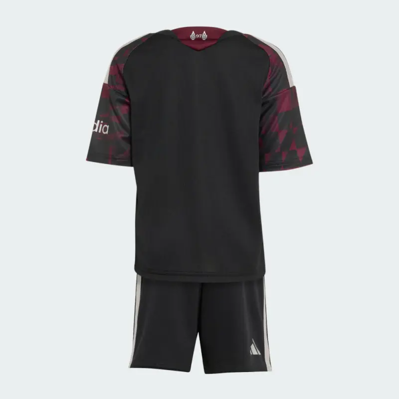 Camiseta Liverpool Third 2026/2027 Negro/Rojo Oscuro Niño Kit