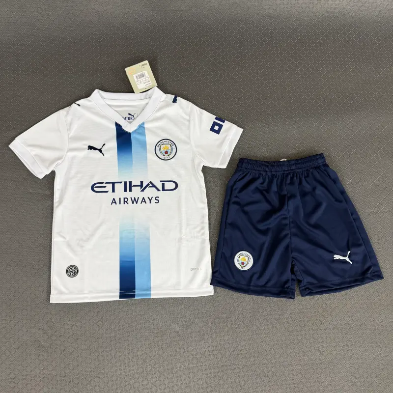 Camiseta Manchester City Third 2026/2027 Blanco Niño Kit