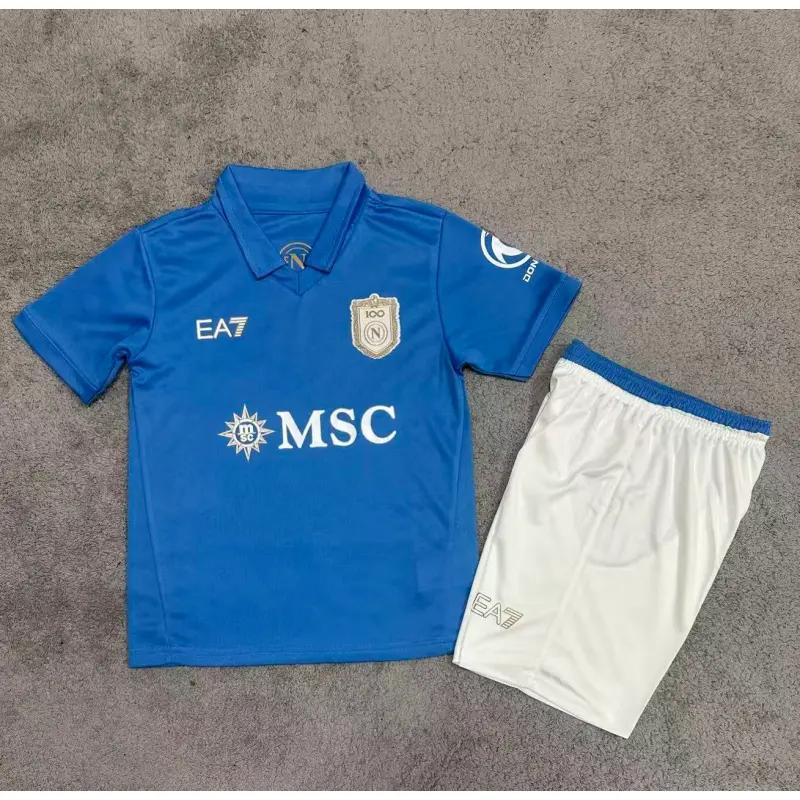 Camiseta Napoli Home 2026/2027 Azul Niño Kit