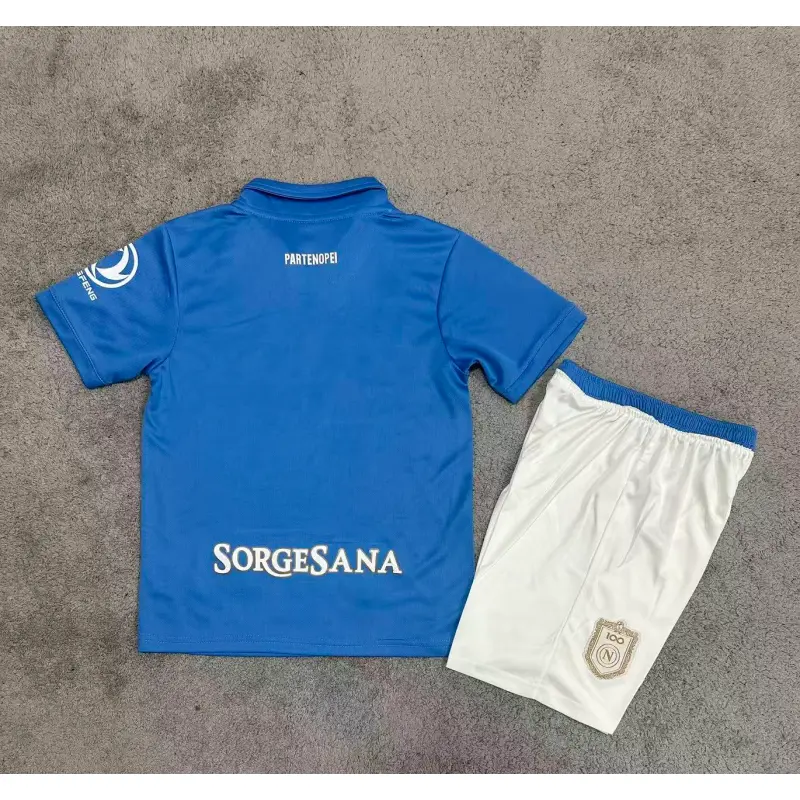 Camiseta Napoli Home 2026/2027 Azul Niño Kit