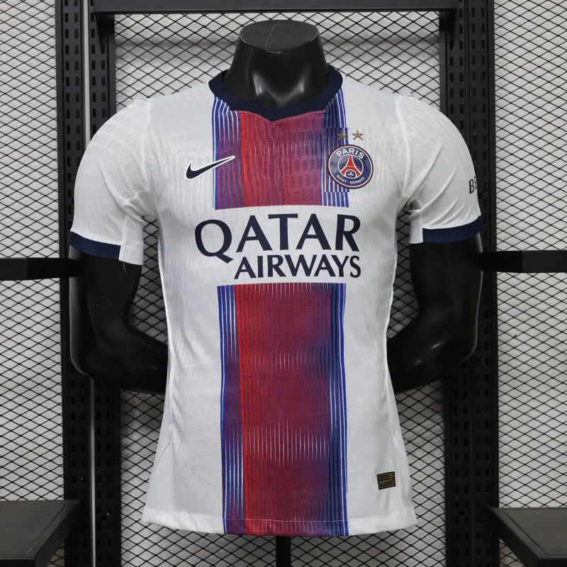 Camiseta PSG Away 2026/2027 Blanco con Dos Estrellas (EDICIÓN JUGADOR)