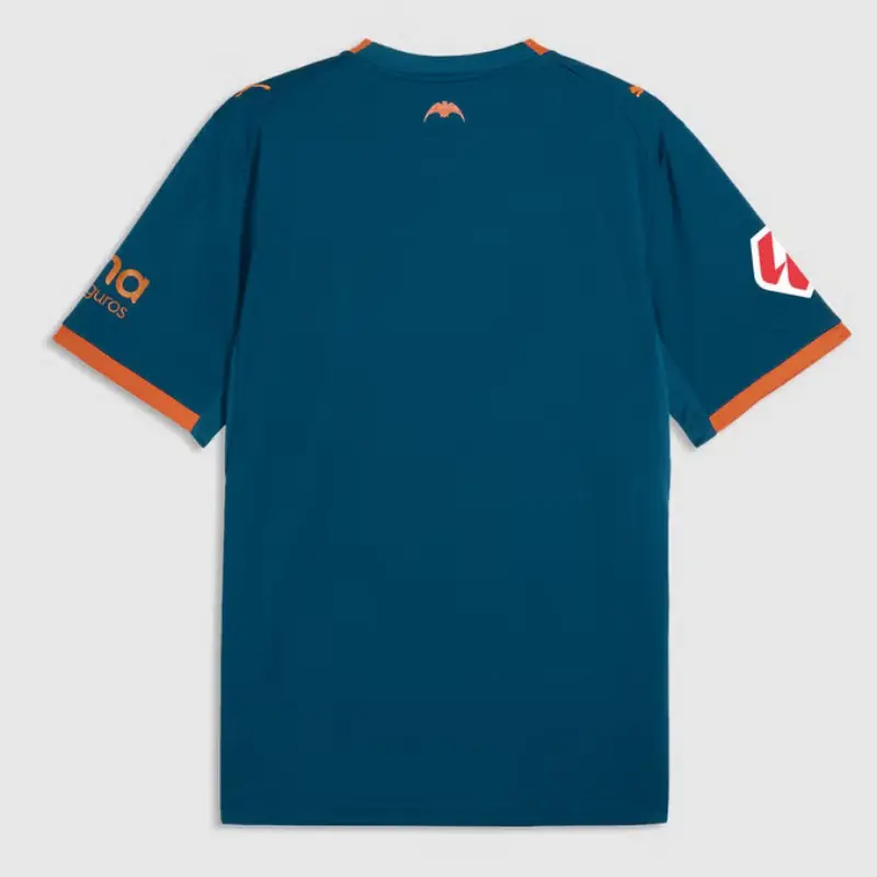 Camiseta Valencia Away 2026/2027 Azul con Parche La Liga