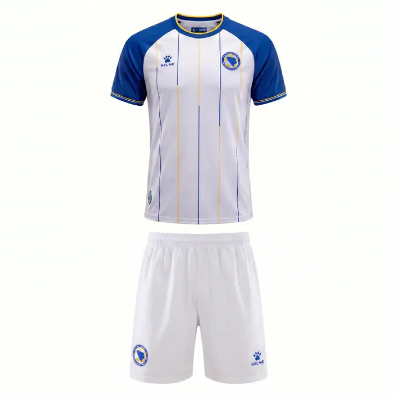 Camiseta Bosnia y Herzegovina Away Equipación Mundial 2026 Blanco Niño Kit