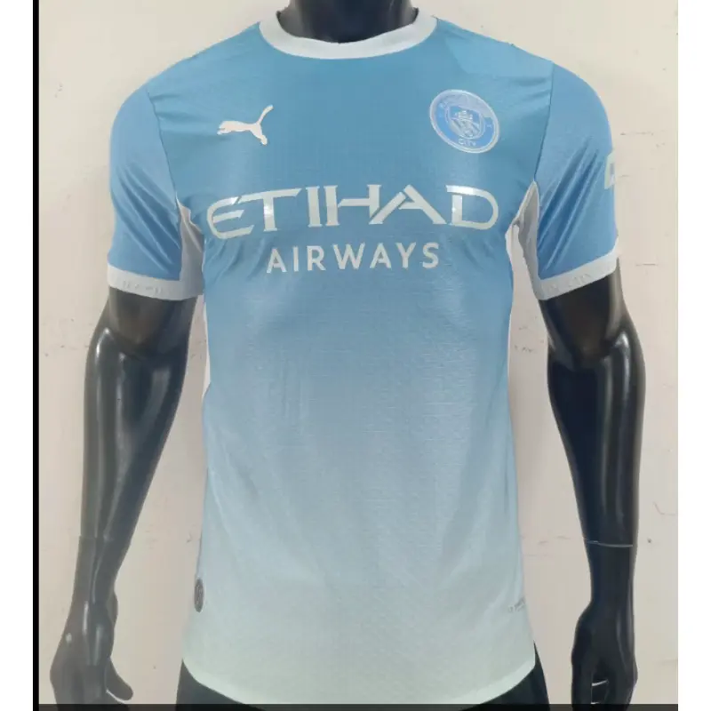 Camiseta Manchester City Home Equipación 2026/2027 Azul/Blanco (EDICIÓN JUGADOR)