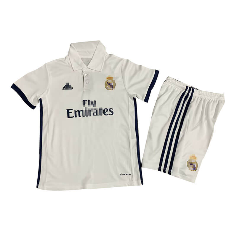 Camiseta Real Madrid Retro 16/17 Home Niño Kit