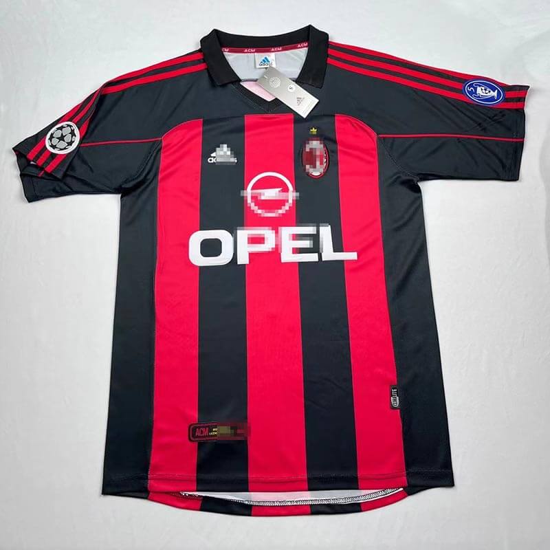 Camiseta AC Milan Retro 2000/01 Home