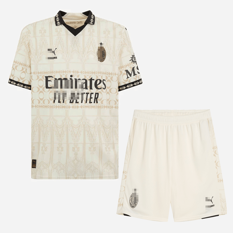 Camiseta AC Milan 2023/2024 Beige 4th Niño Kit