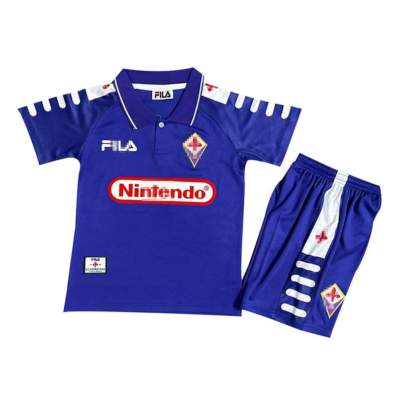 Camiseta Fiorentina Retro 1998 Home Niño Kit