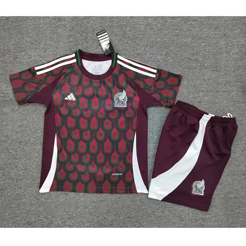 Camiseta México 2024 Home Niño Kit