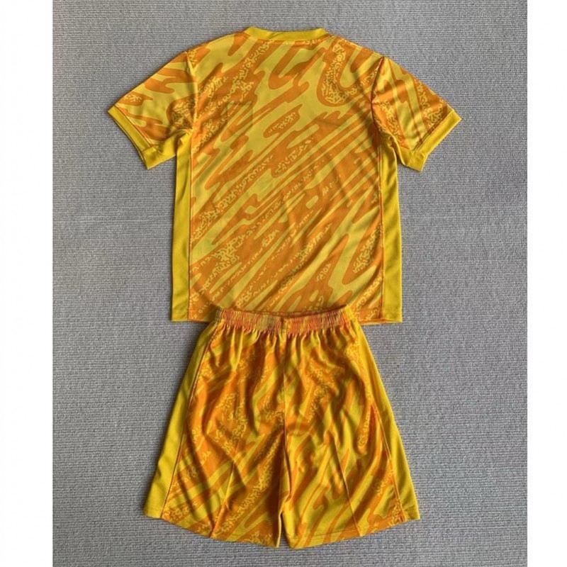 Camiseta De Portero EE.UU. Amarillo 2024 Niño Kit