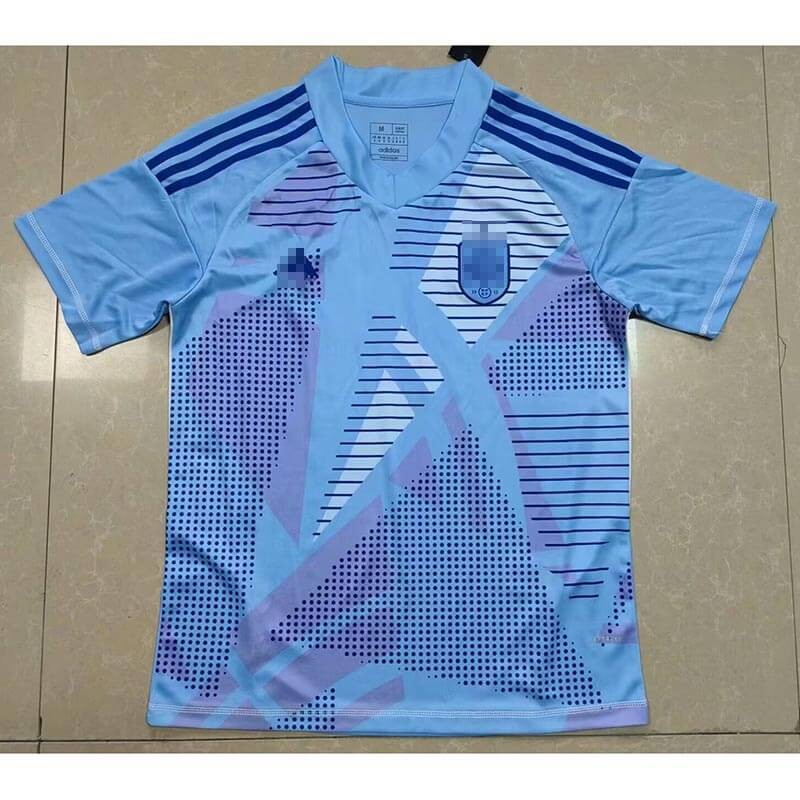 Camiseta De Portero España Azul Claro 2024