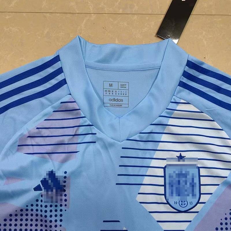 Camiseta De Portero España Azul Claro 2024